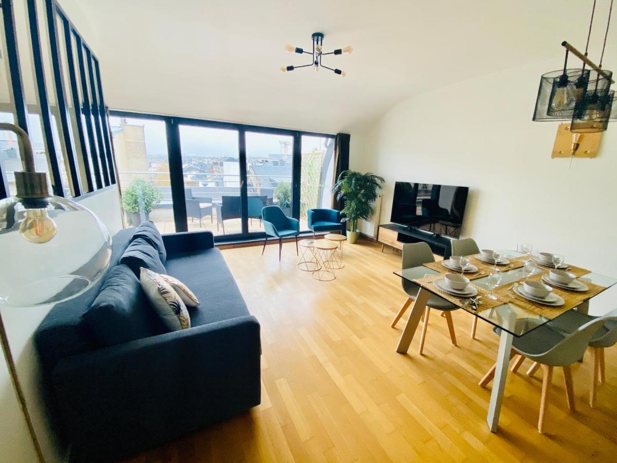 The Luxury Green Penthouse In Center With Terrace And Free Parking Apartamento *